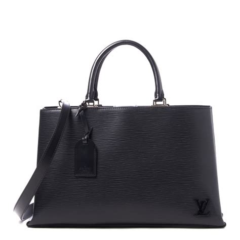 lv kleber|LOUIS VUITTON Epi Kleber MM Black 868876 .